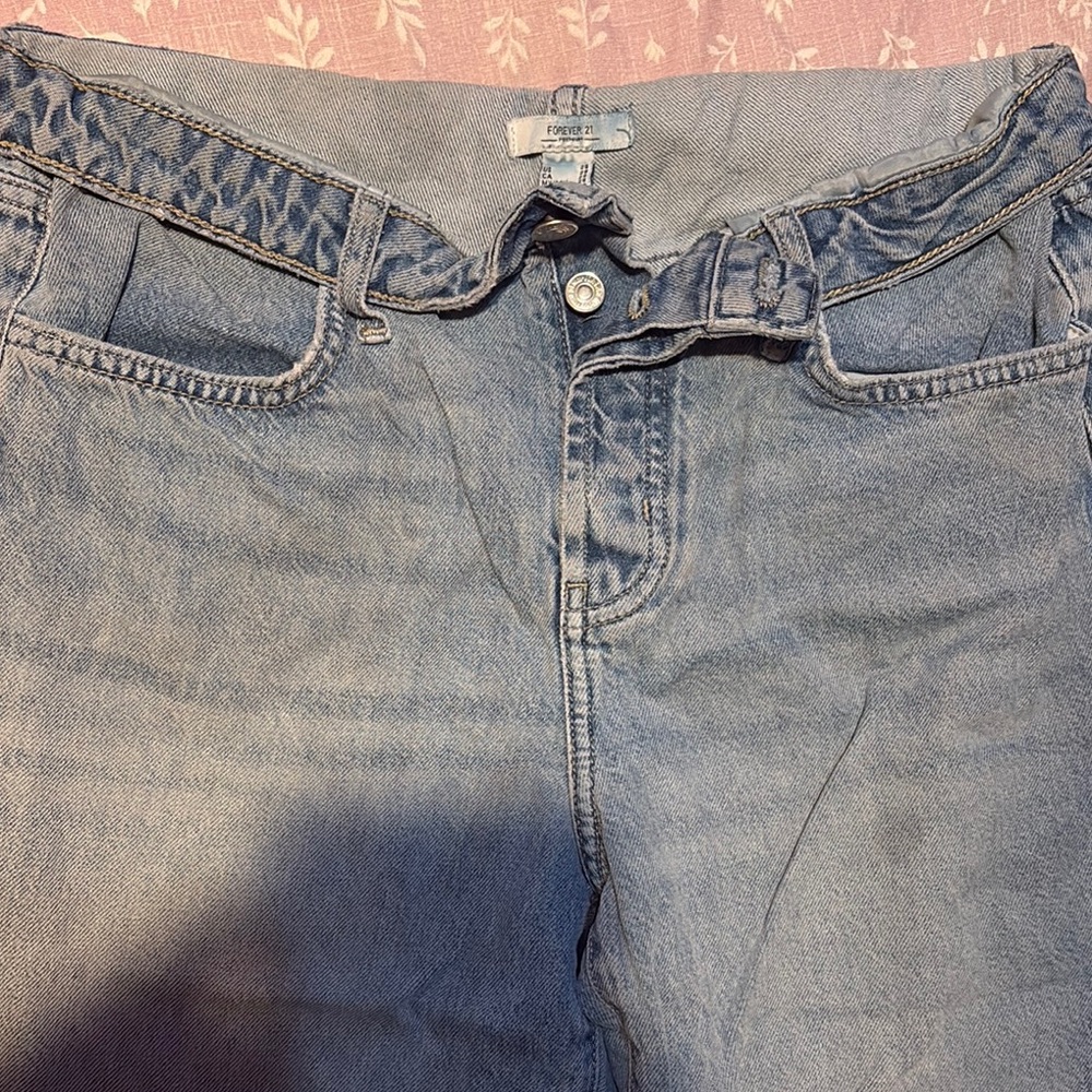 Forever 21 Low Rise Blue Jeans